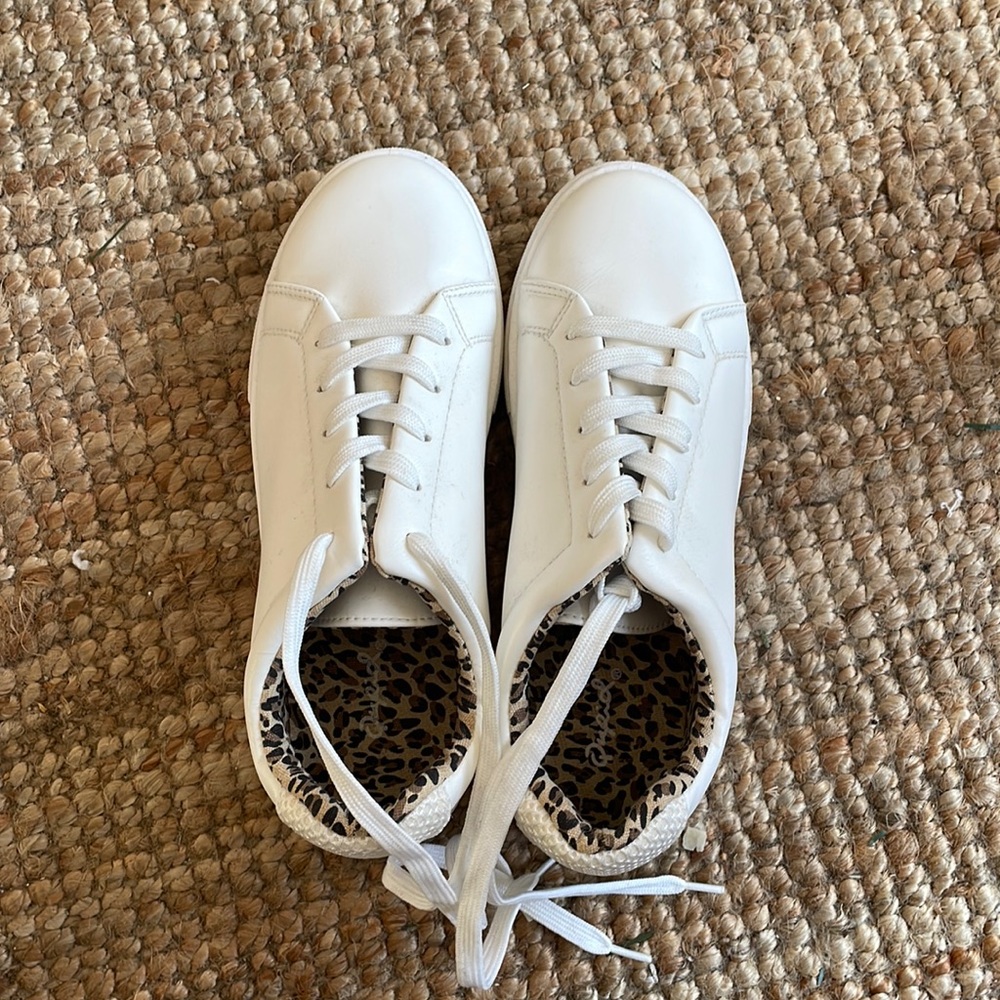 White Platform Shoes Size 8